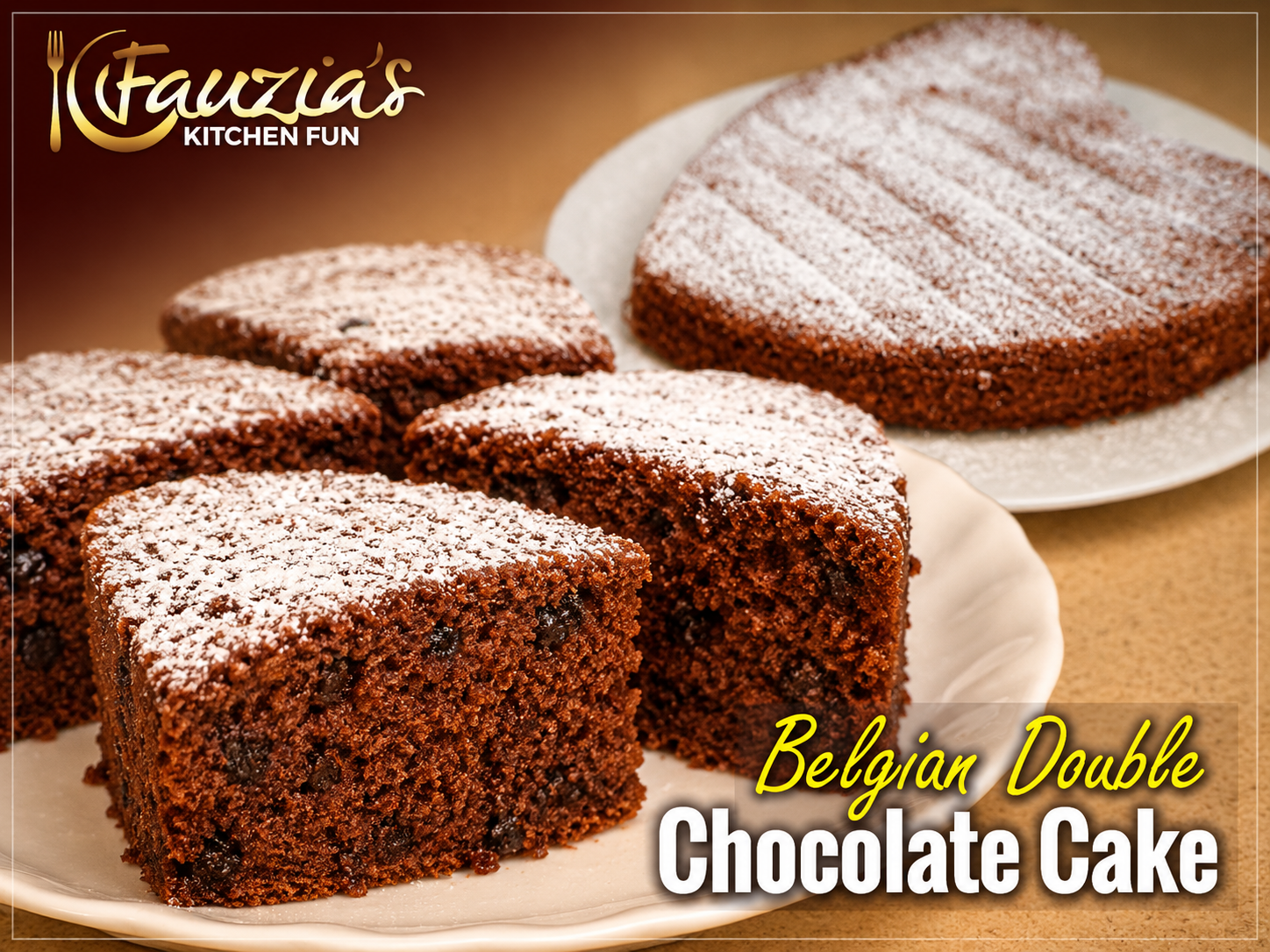Belgian Double Chocolate Cake