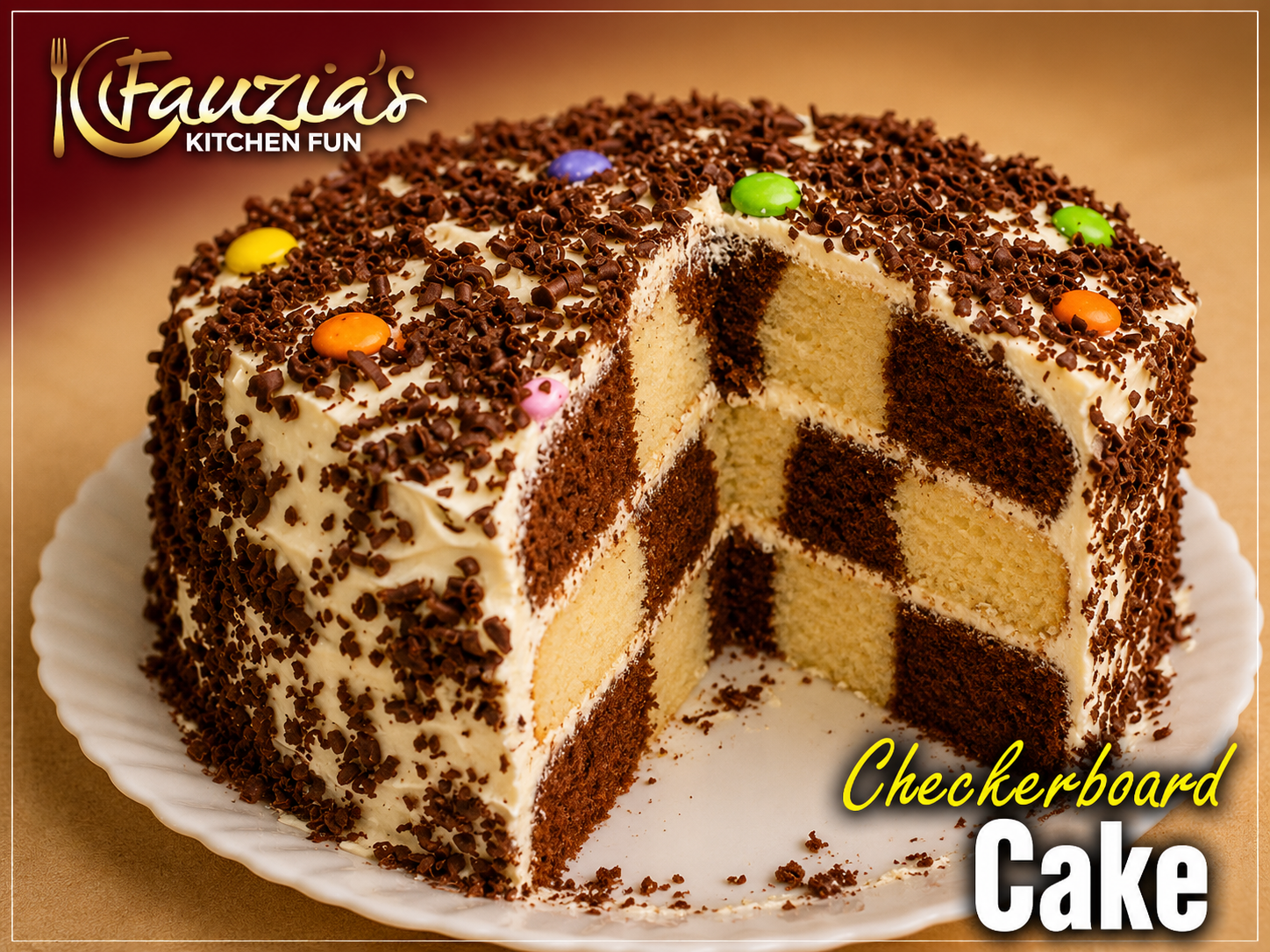 Checker-board Cake