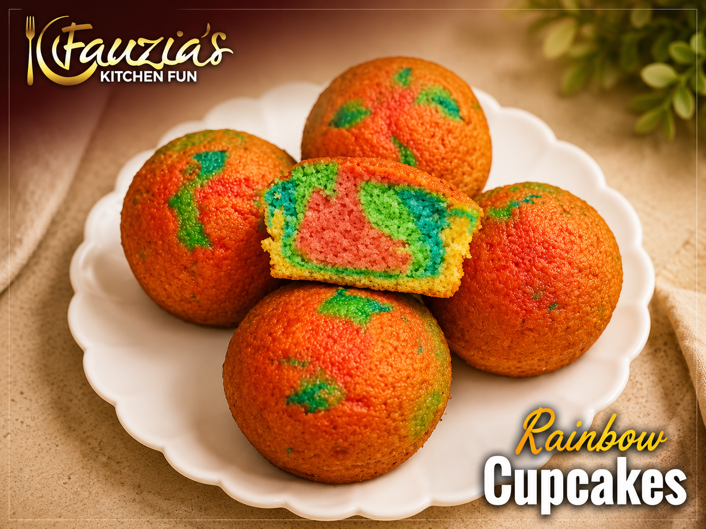 Rainbow Cupcakes