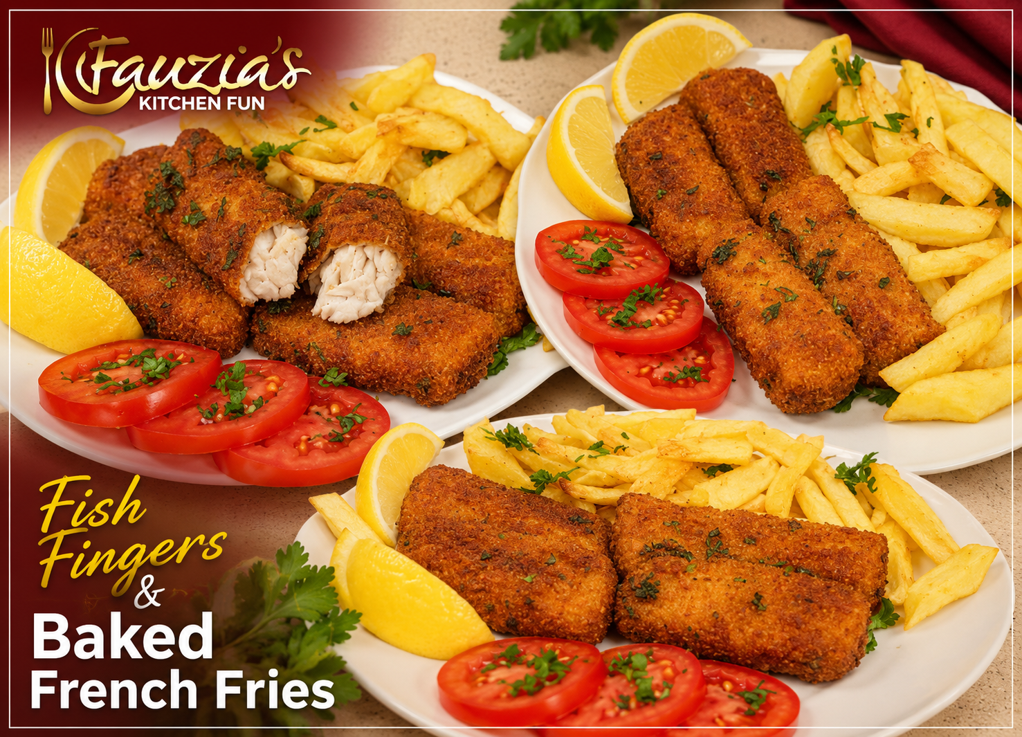 Fish Fingers & Baked French Fries