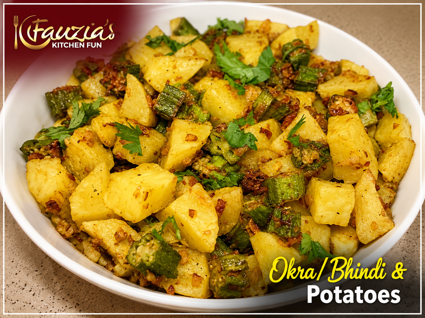 Okra/Bhindi & Potato Fry