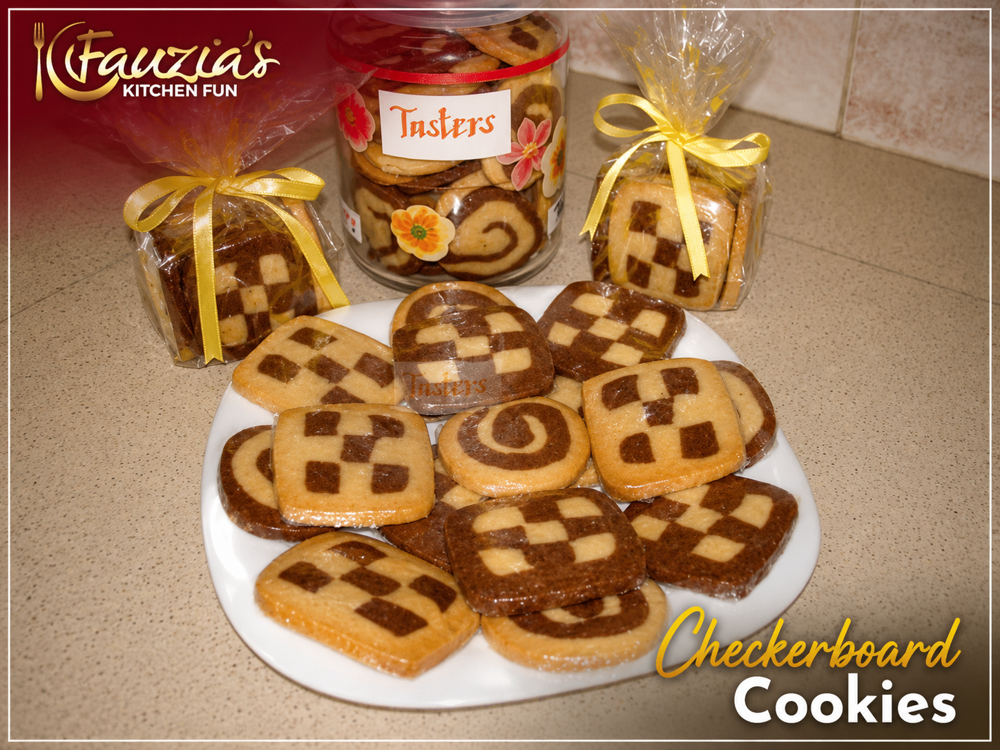 Checkerboard & Pinwheel Cookies