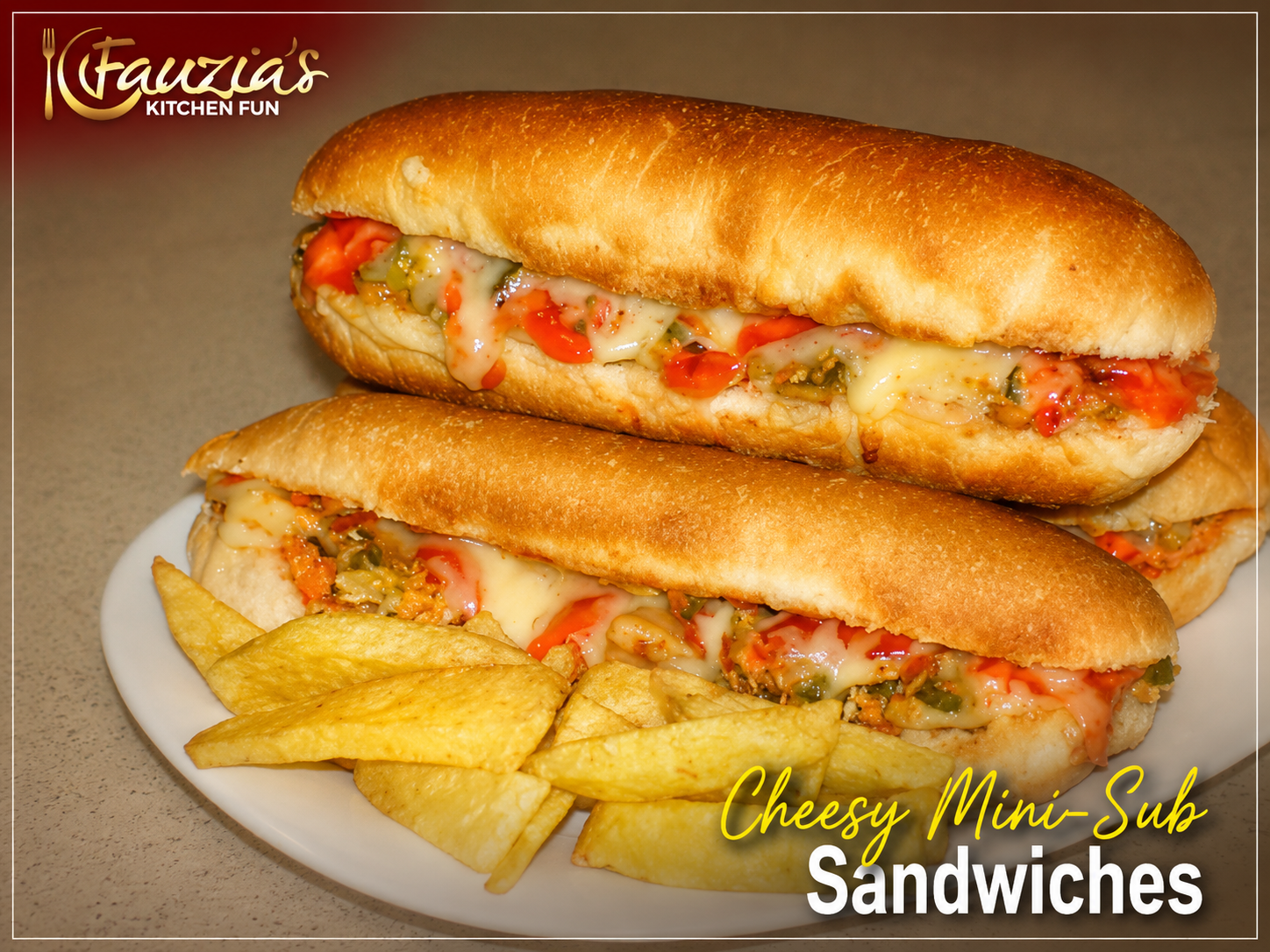 Cheesy Mini-Sub Sandwiches