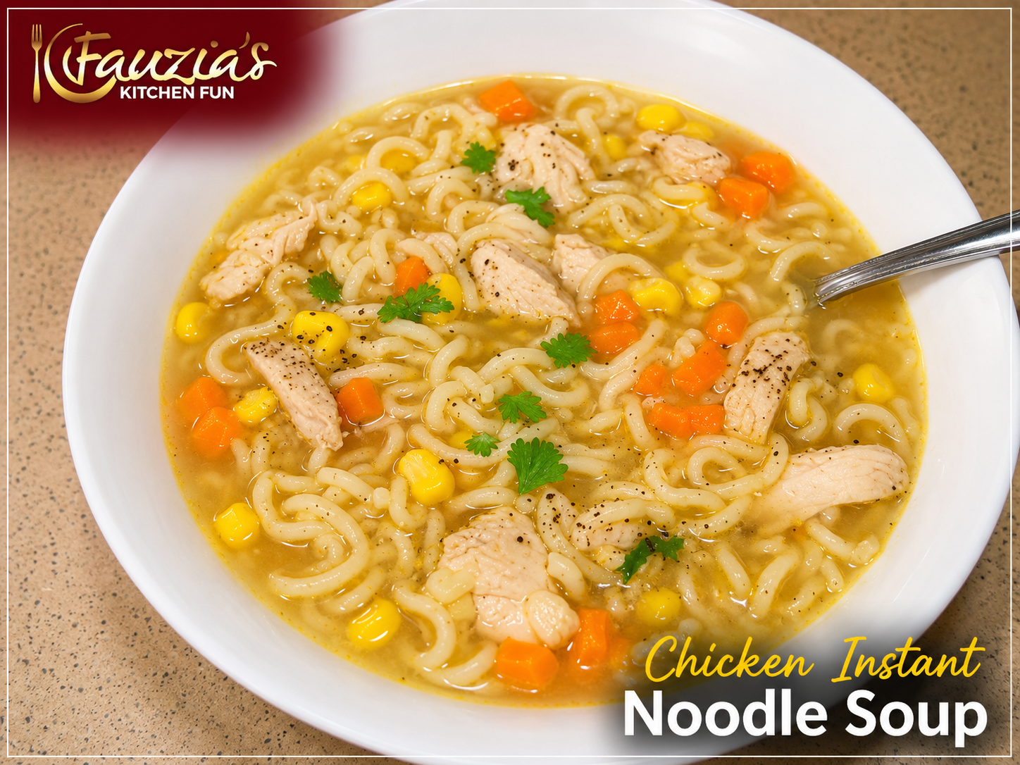 Chicken Instant Noodle Soup