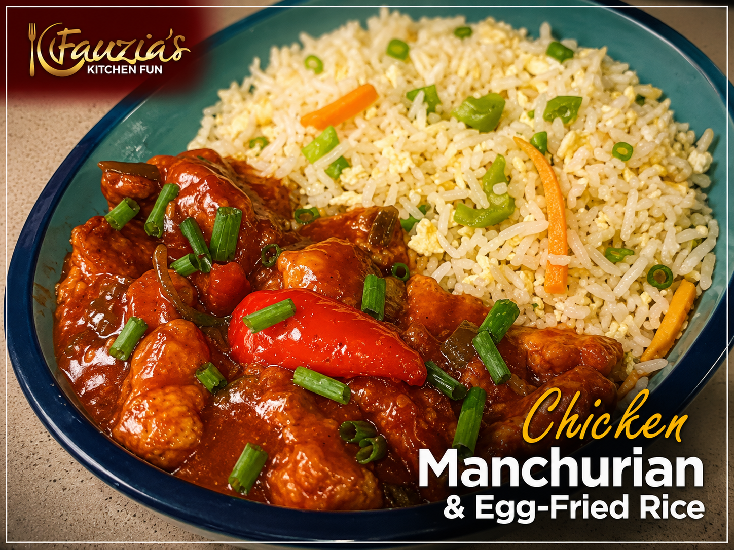 Chicken Manchurian & Egg-Fried Rice