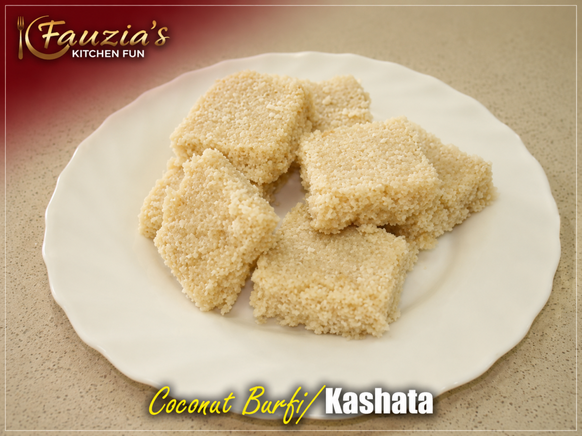 Coconut Burfi/Kashata
