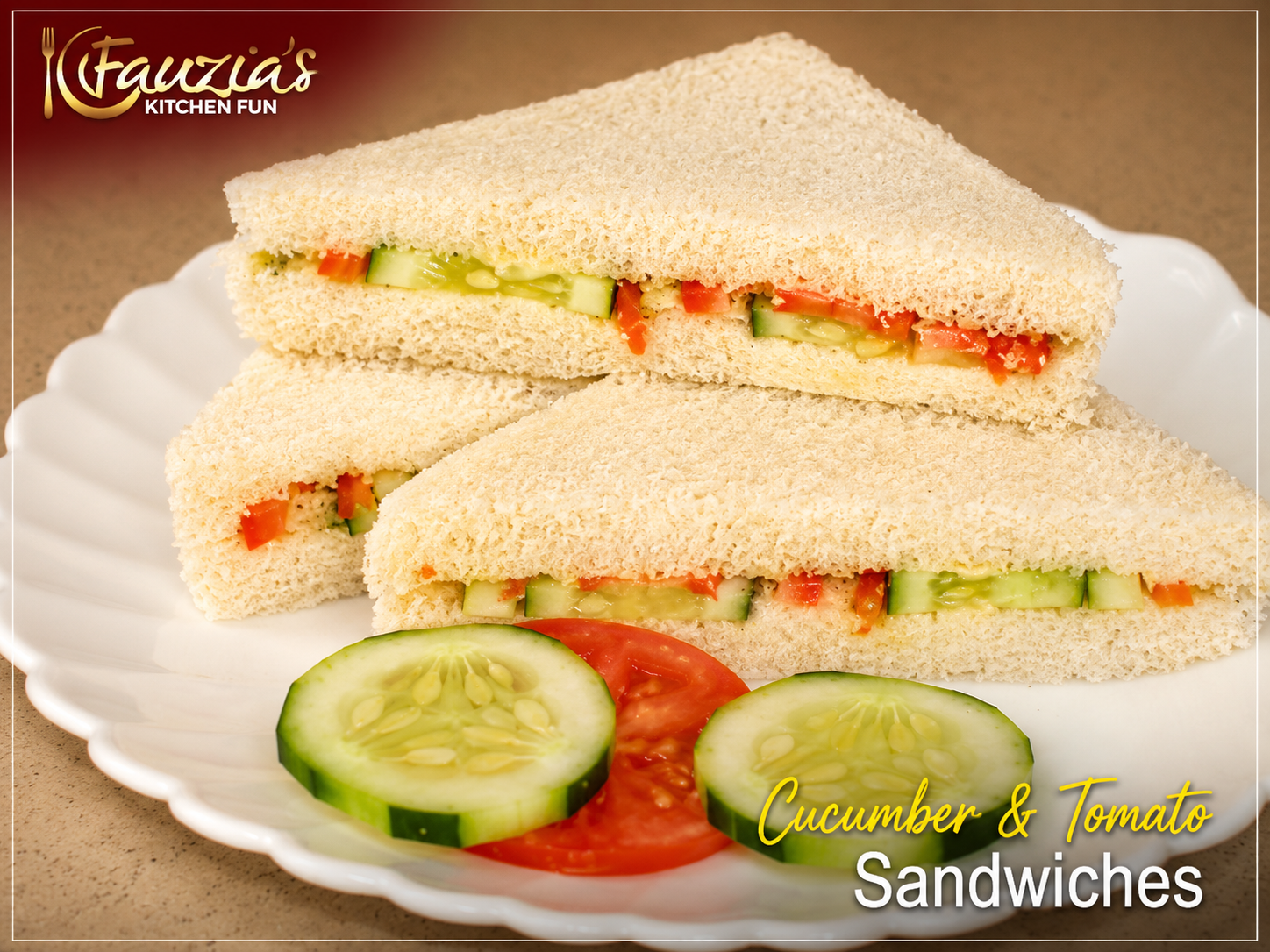 Cucumber & Tomato Sandwiches