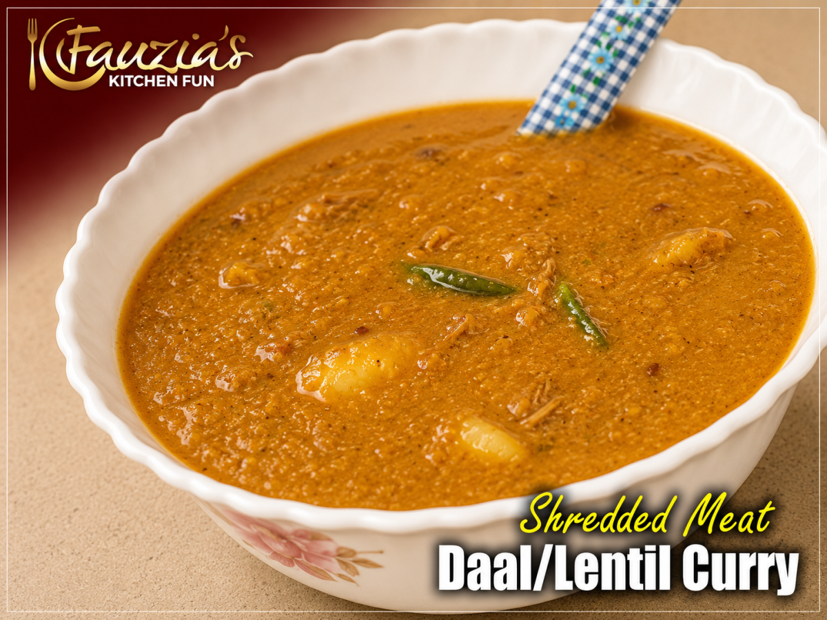 Shredded Meat Daal/Lentil Curry