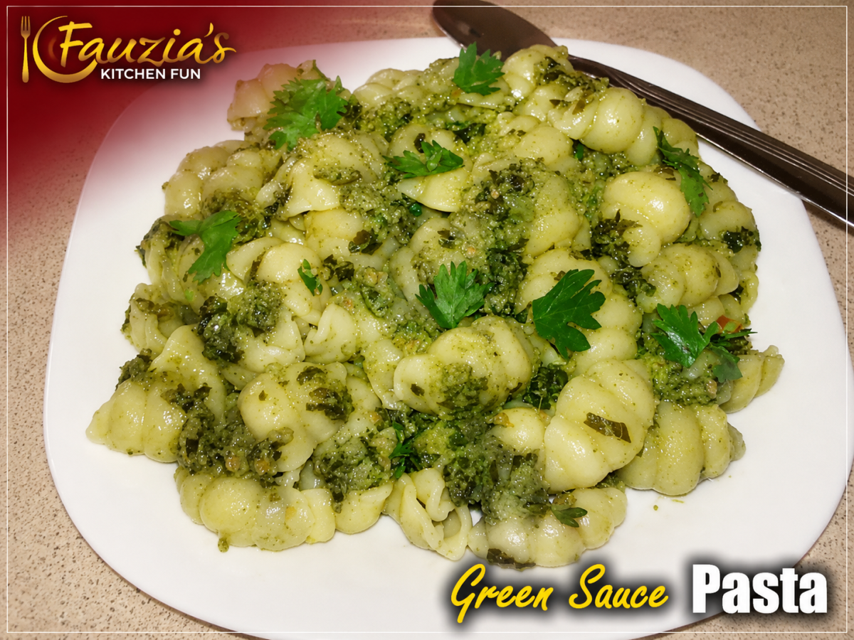 Green-Sauce Pasta