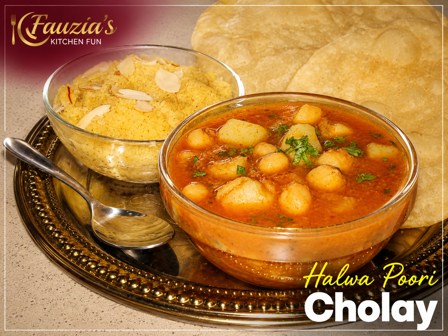 Halwa Poori Cholay