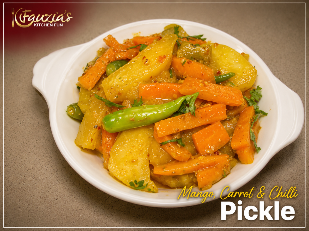 Fresh mango & Carrot Achar/Pickle