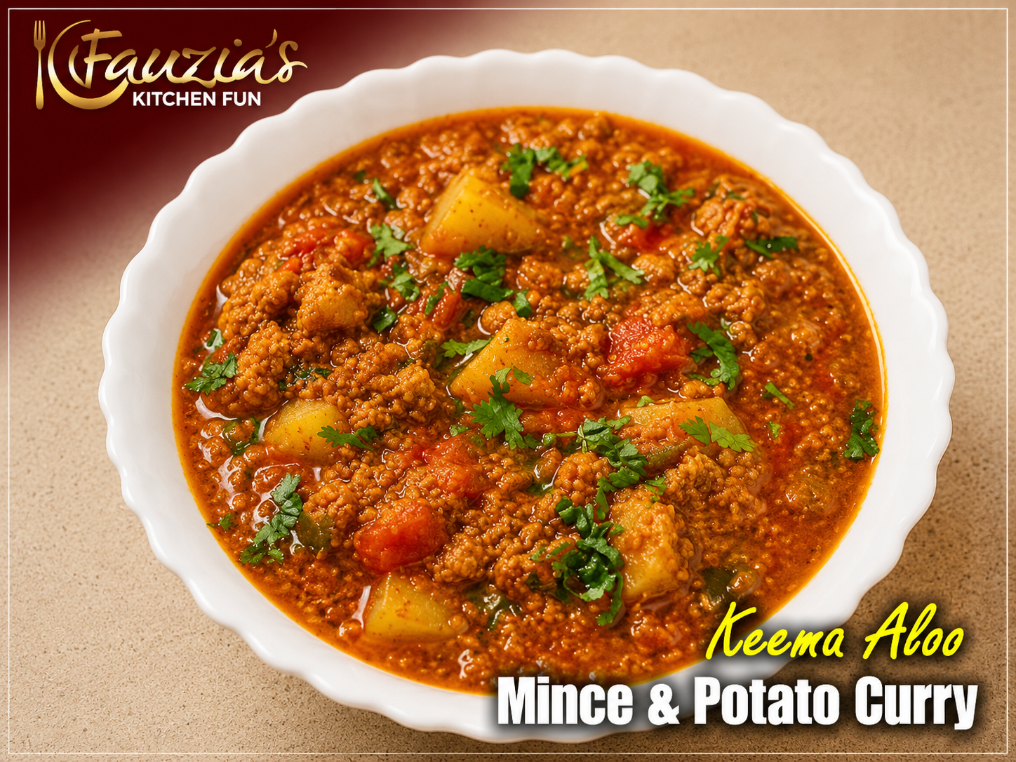 Keema Aloo/Minced Meat and Potato Curry
