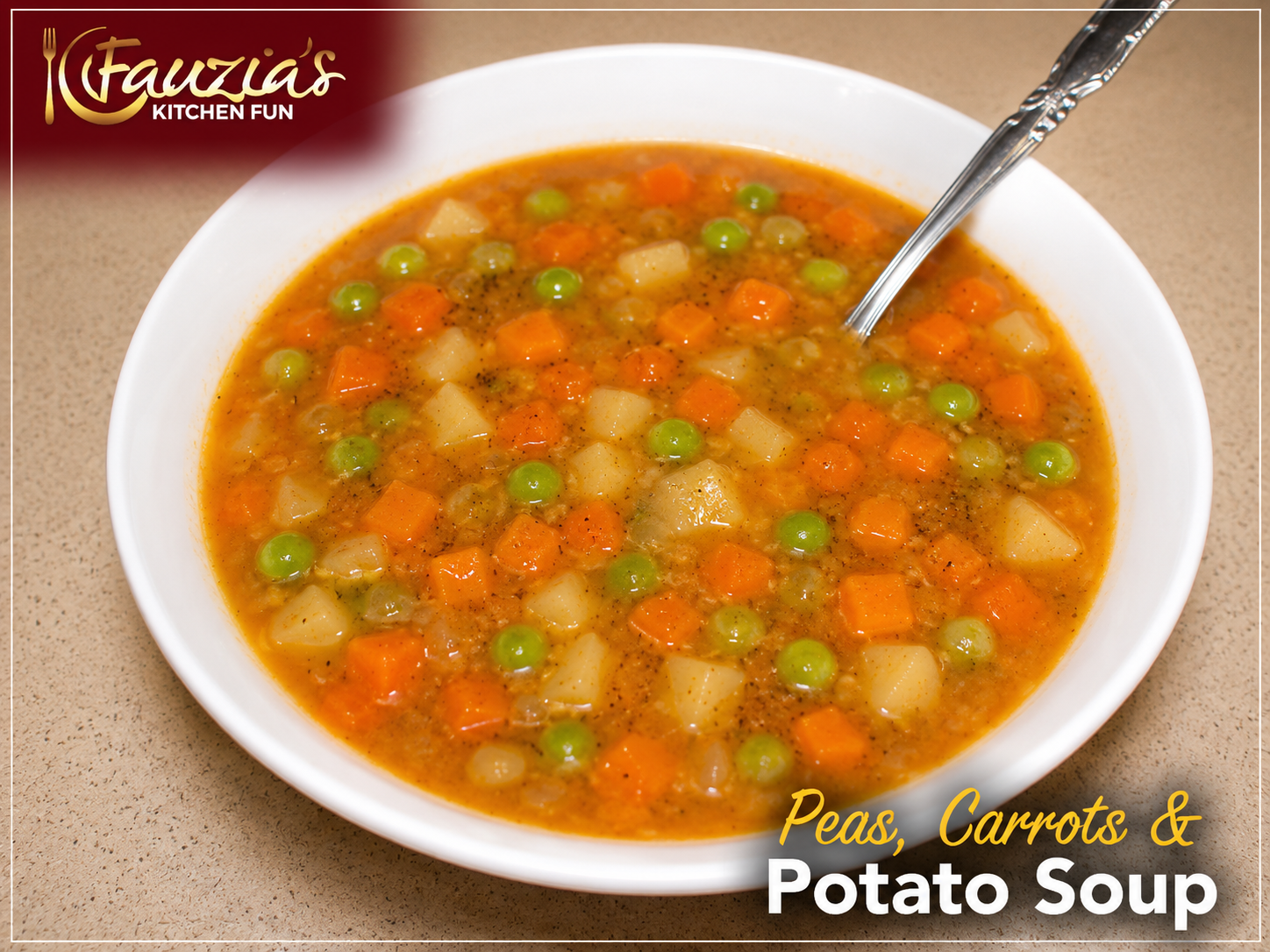 Peas, Carrots and Potato Soup.