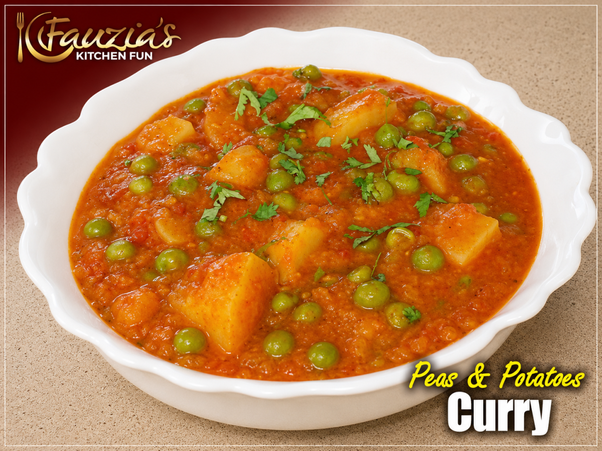 Peas & Potatoes Curry (Aloo Matar)