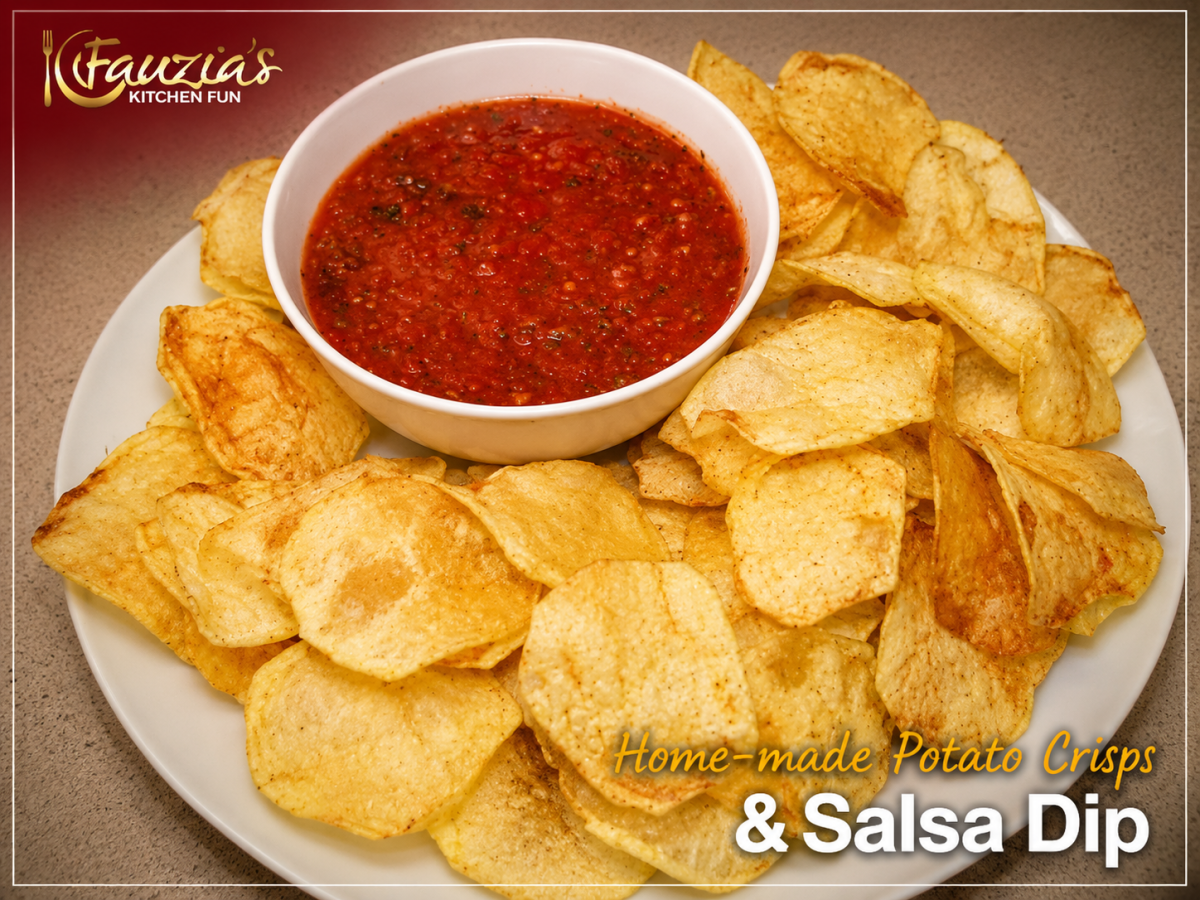 Potato Crisps/Chips with Salsa