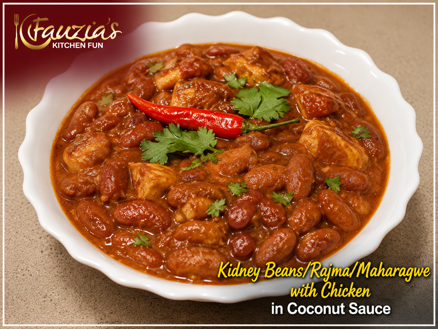 Kidney Beans /Rajma /Maharagwe with Chicken