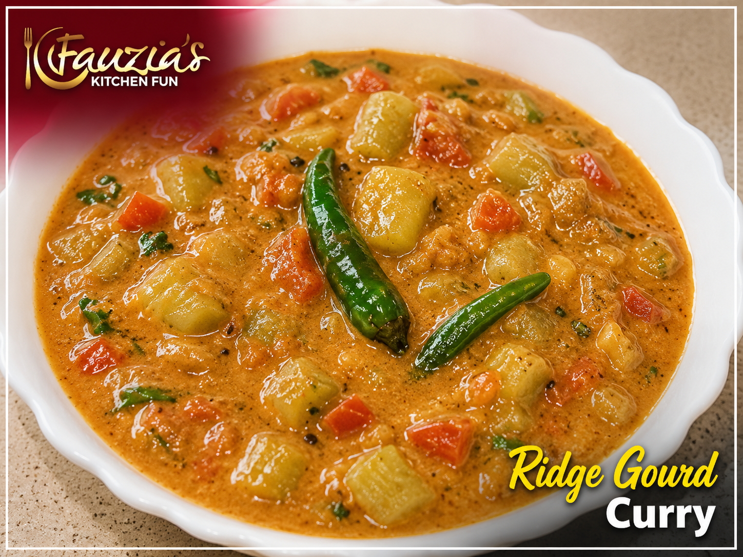 Ridge Gourd Curry (Torai)