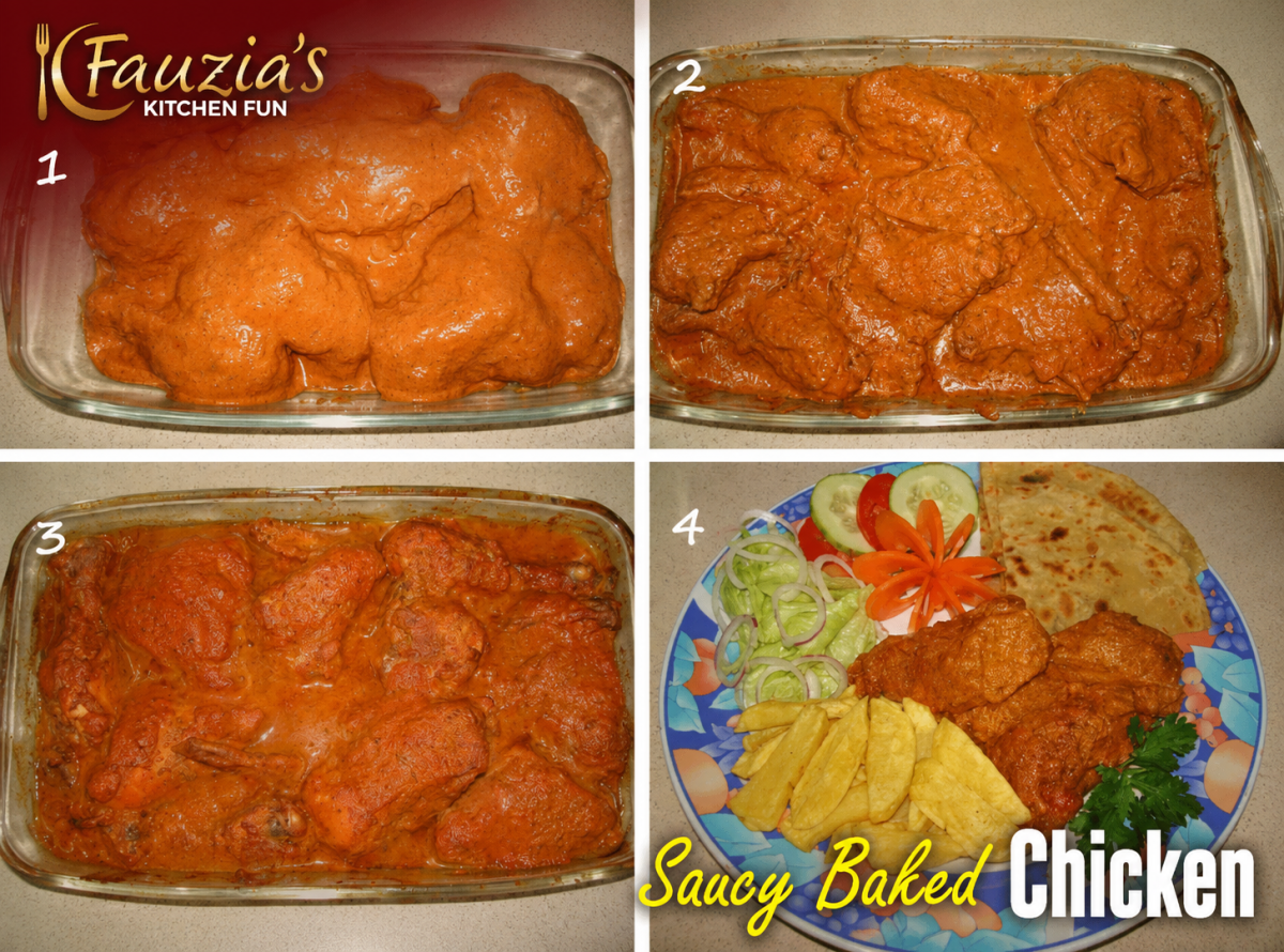 Fauzia’s Saucy Baked Chicken