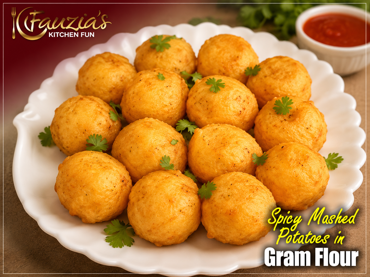 Viazi/Mashed Potatoes in Gram Flour