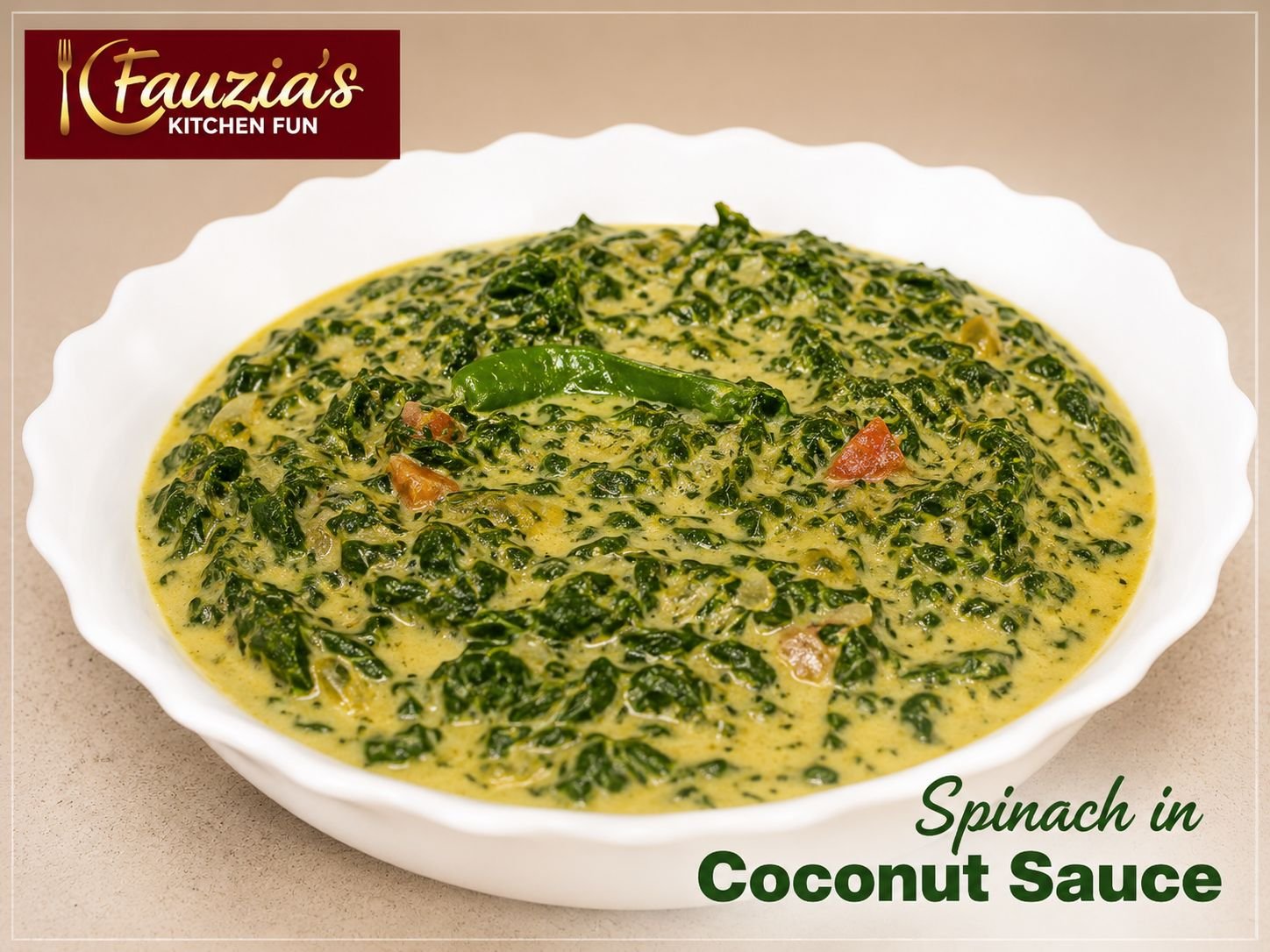 Spinach/Palak in Coconut Sauce