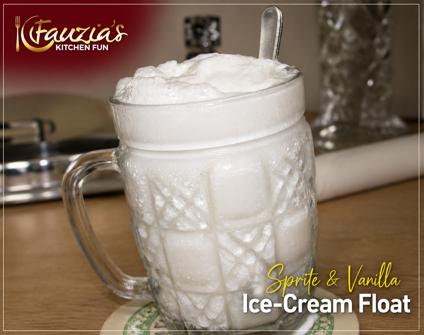 Sprite and Vanilla Ice Cream Float