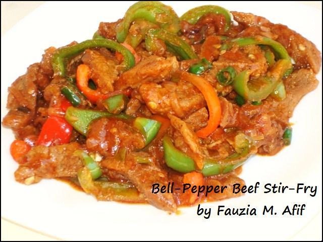 Bell-Pepper Beef Stir-Fry