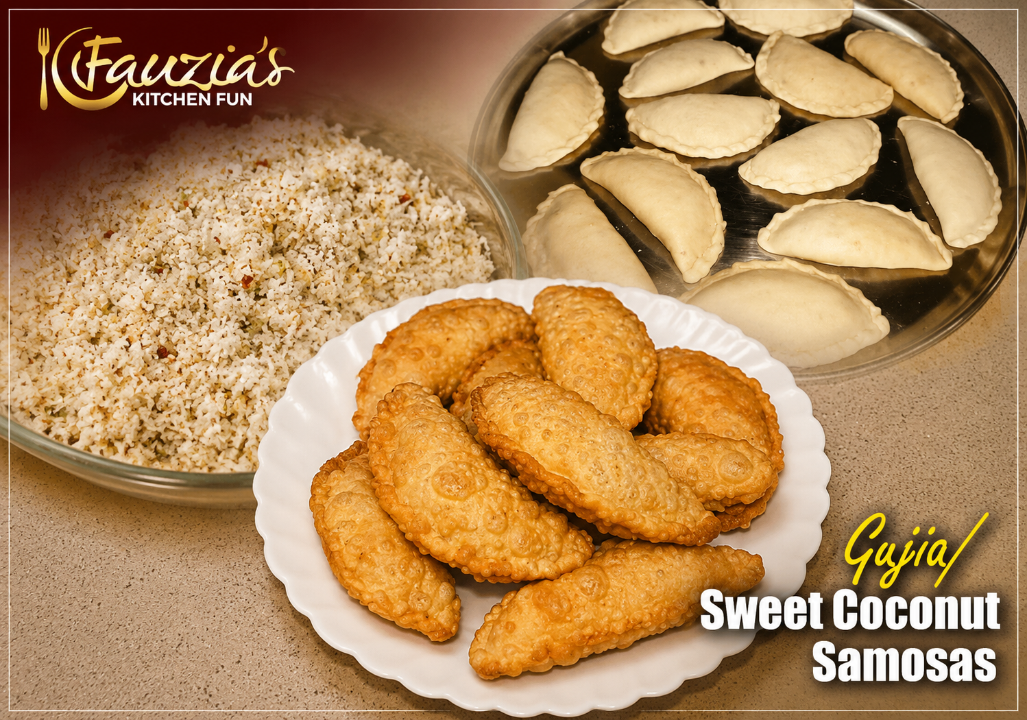 Gujia/Sweet Samosas