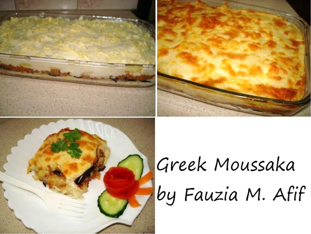 Moussaka Fauzia S Kitchen Fun
