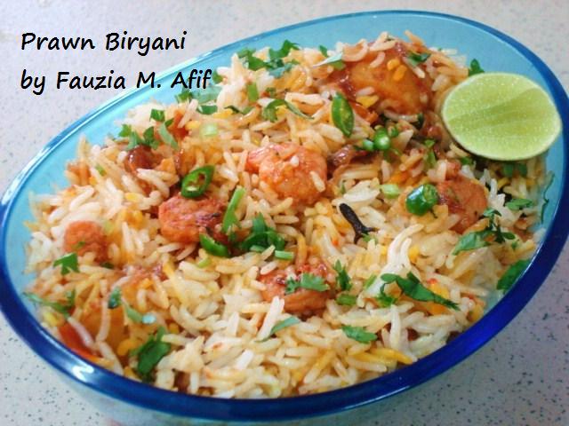 Prawn Biryani Fauzia S Kitchen Fun