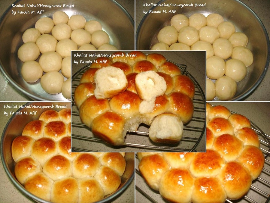 Khaliat Nahal Honeycomb Bread Step By