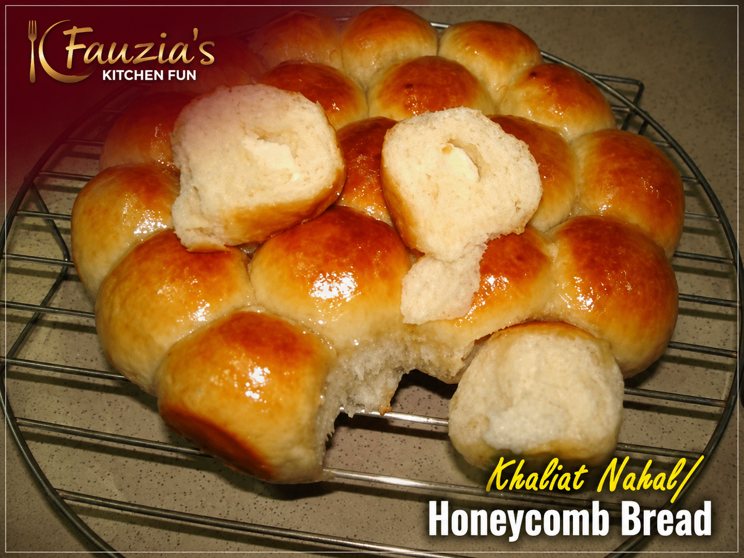 Khaliat Nahal/Honeycomb Bread – Step by Step