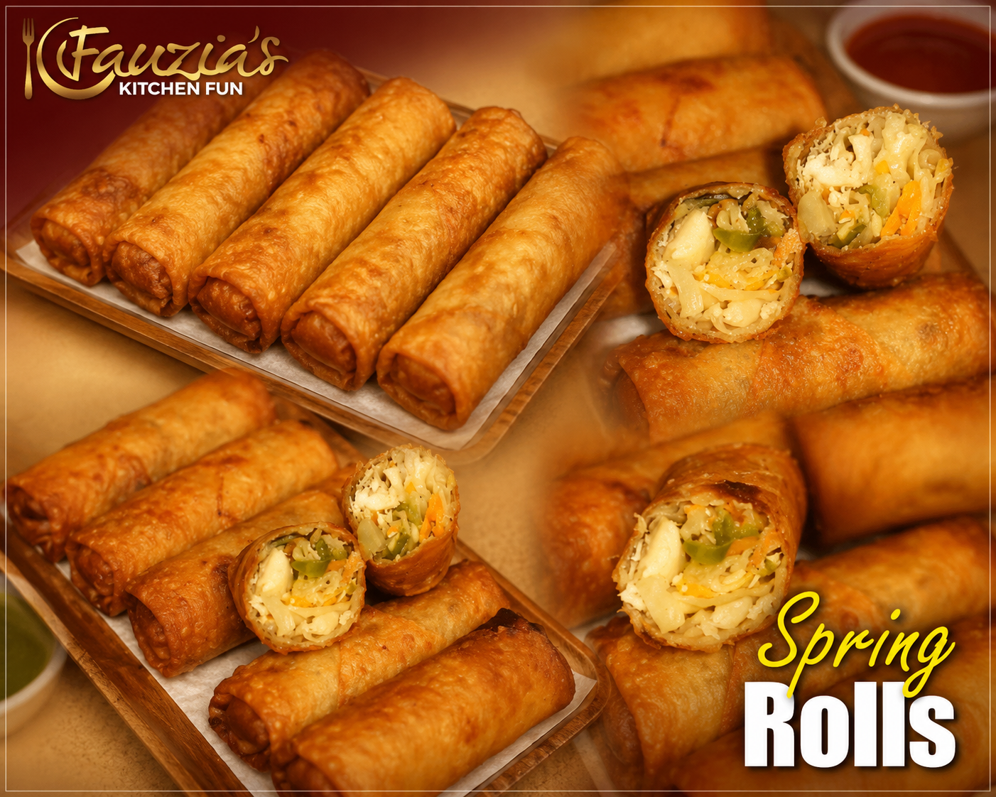 How to Fold Spring Rolls