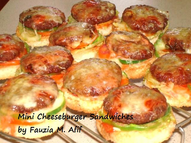 Mini Cheeseburger Sandwiches Fauzia S