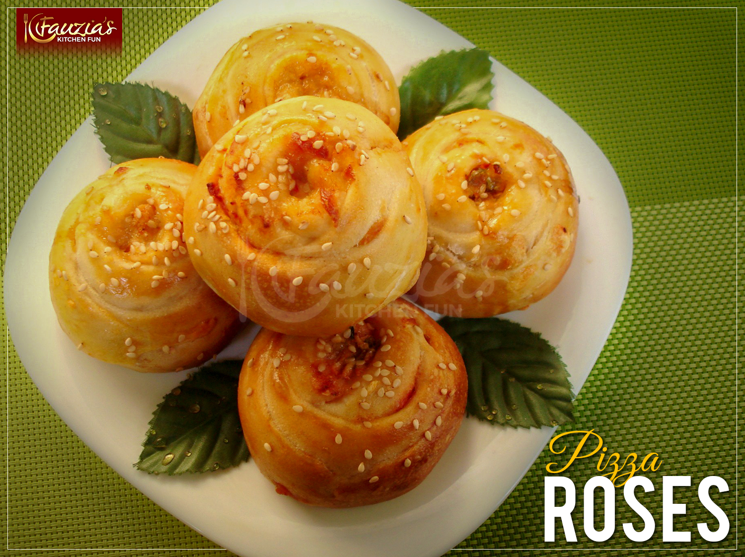Pizza Roses Step By Fauzia S