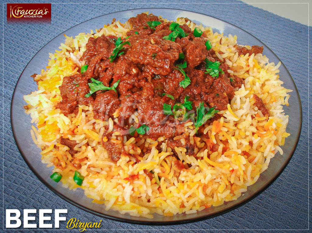 Beef Biryani - Fauzia's Kitchen Fun