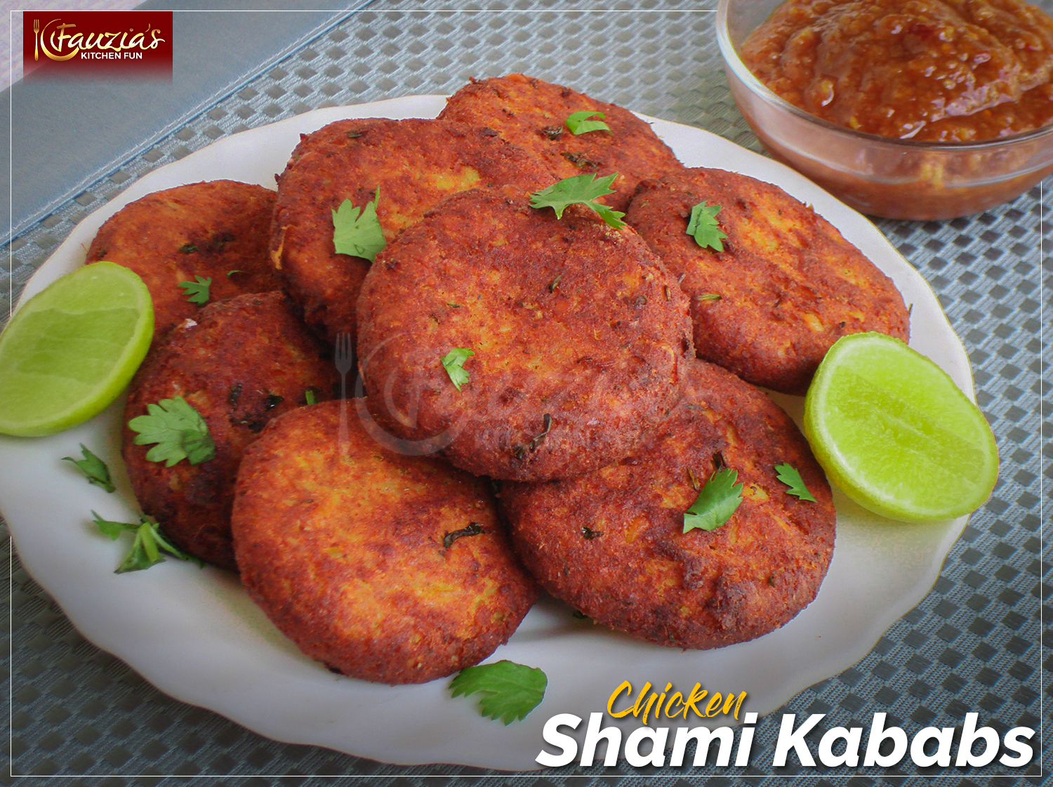 Chicken Shami Kababs Fauzia s Kitchen Fun