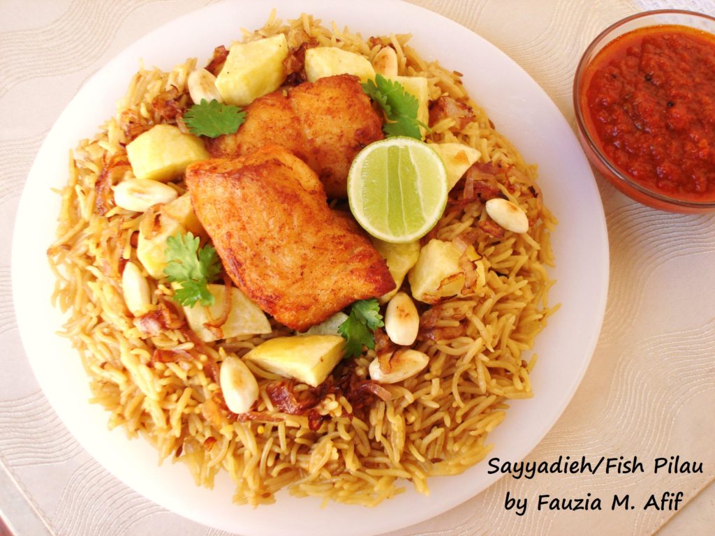 Sayyadieh (Arabic Fish Pilau) Fauzia’s Kitchen Fun