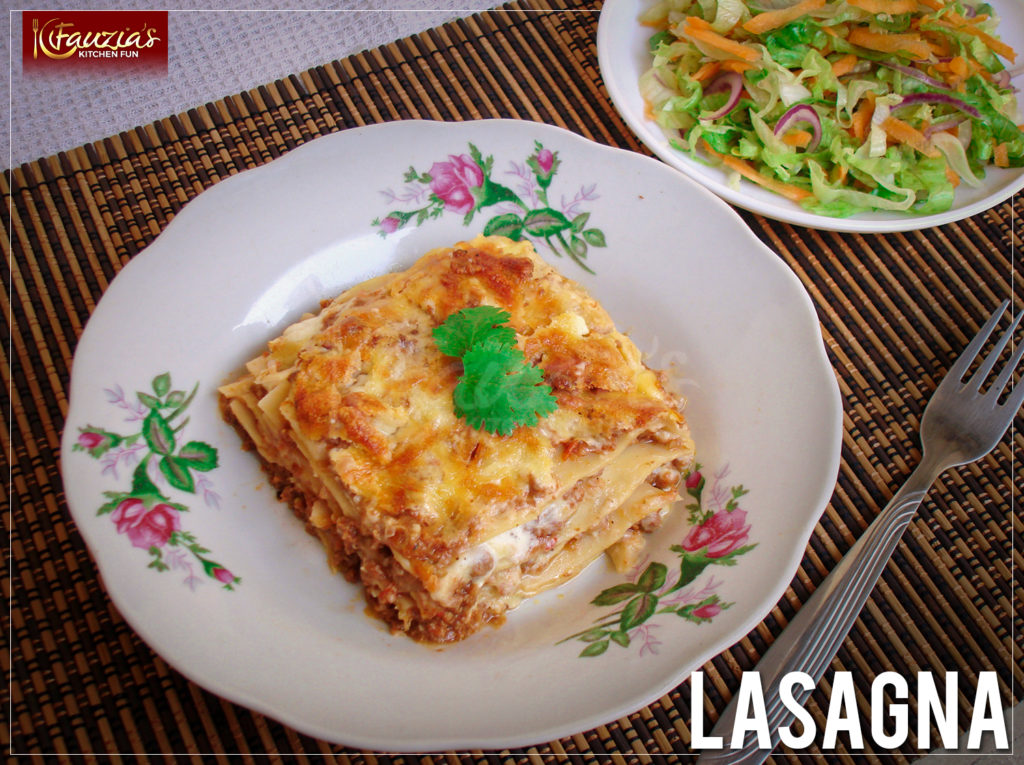 Lasagna Fauzia S Kitchen Fun