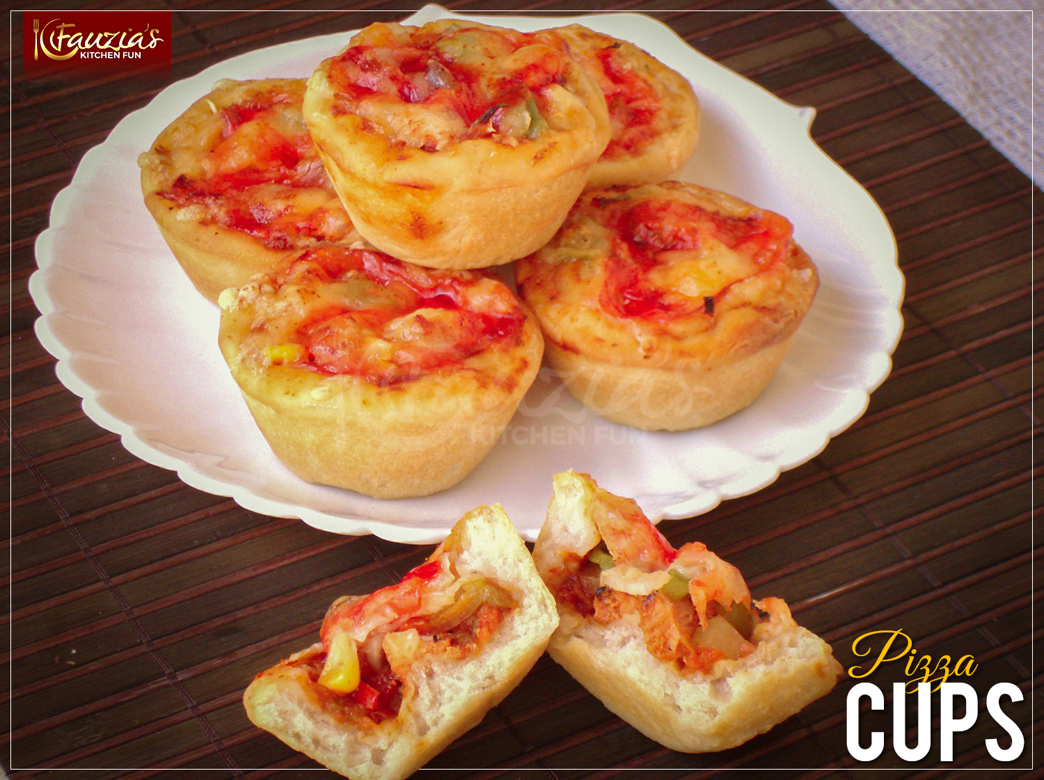 Pizza Cups Step By Fauzia S