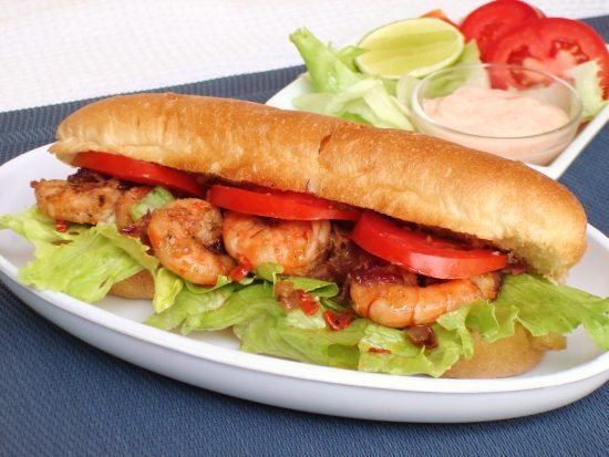 Spicy Shrimp Sandwich