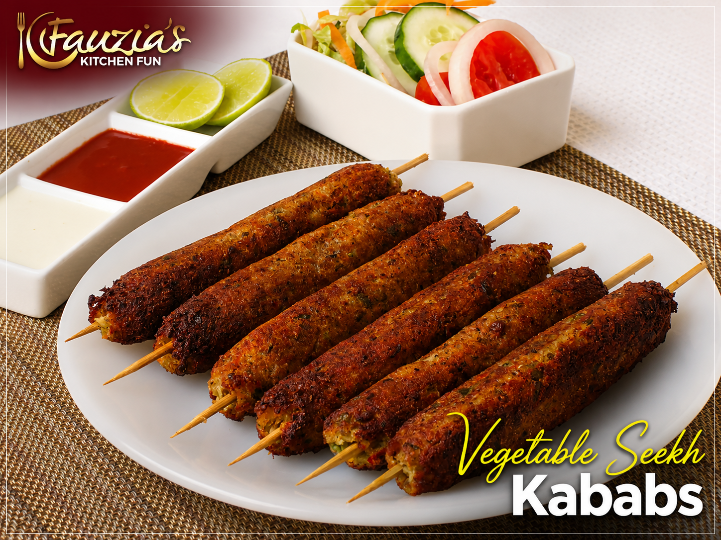 Vegetable Seekh Kababs