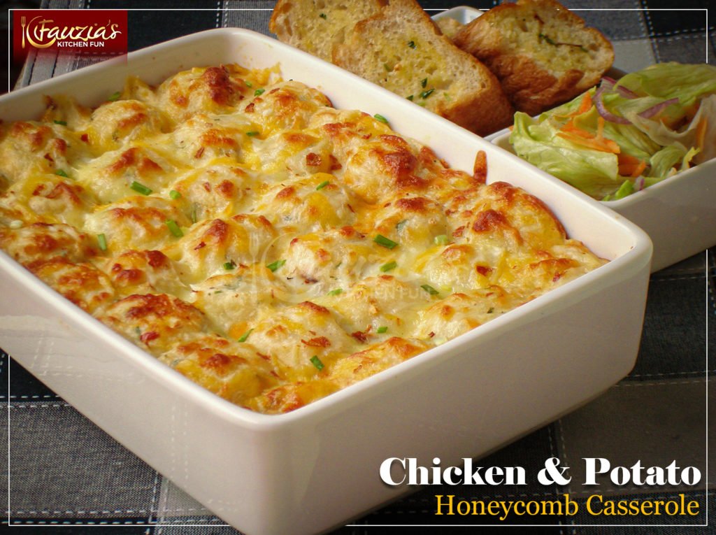 Chicken & Potato Honeycomb Casserole