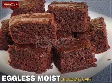 Eggless Moist Chocolate Cake