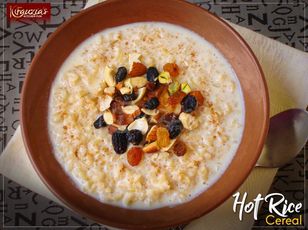 Hot Rice Cereal