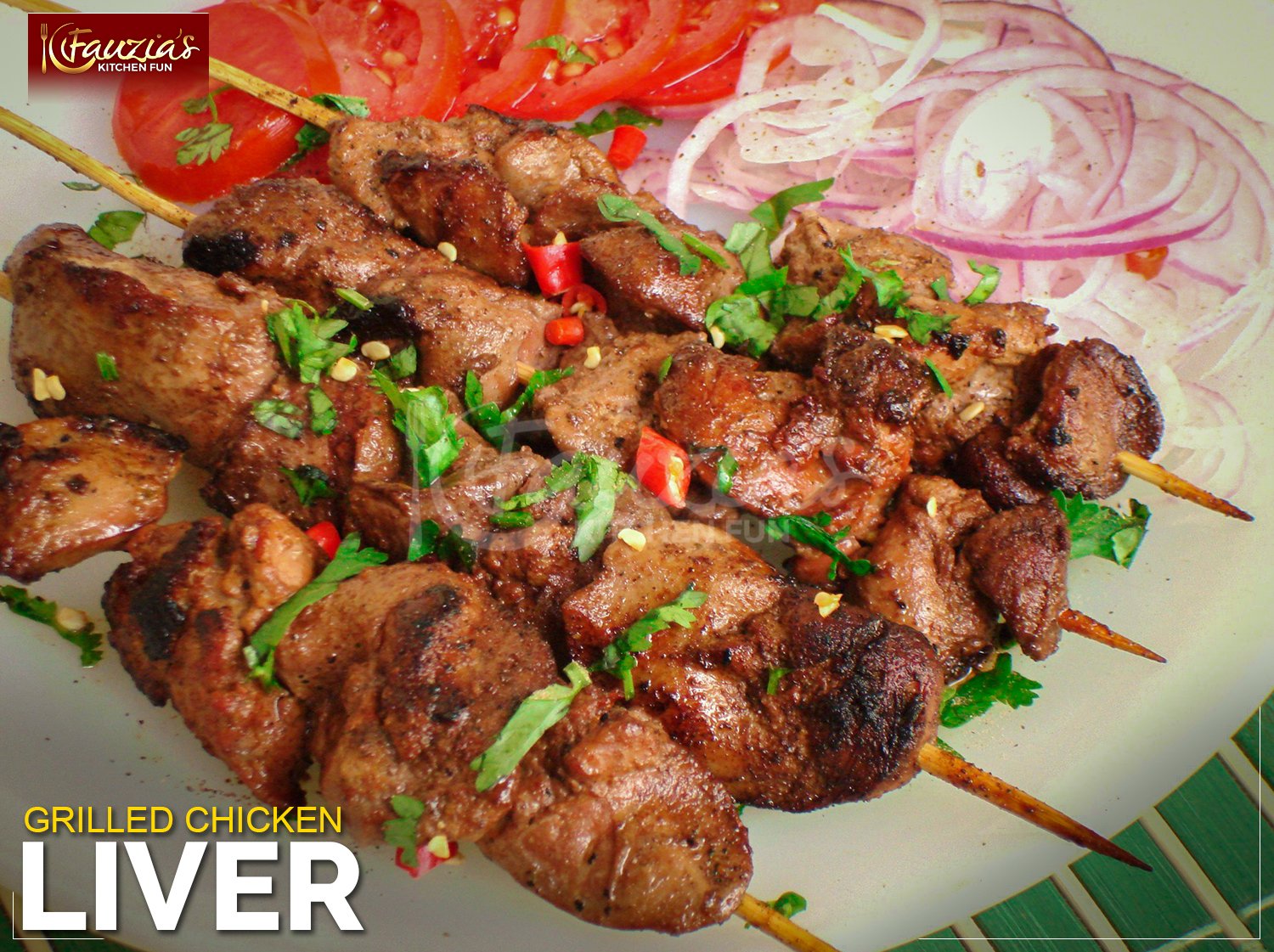 Grilled Chicken Liver