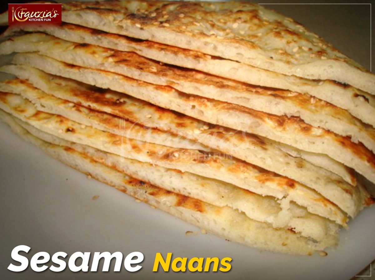 Simsim/Sesame Naan (Mkate wa Ufuta)