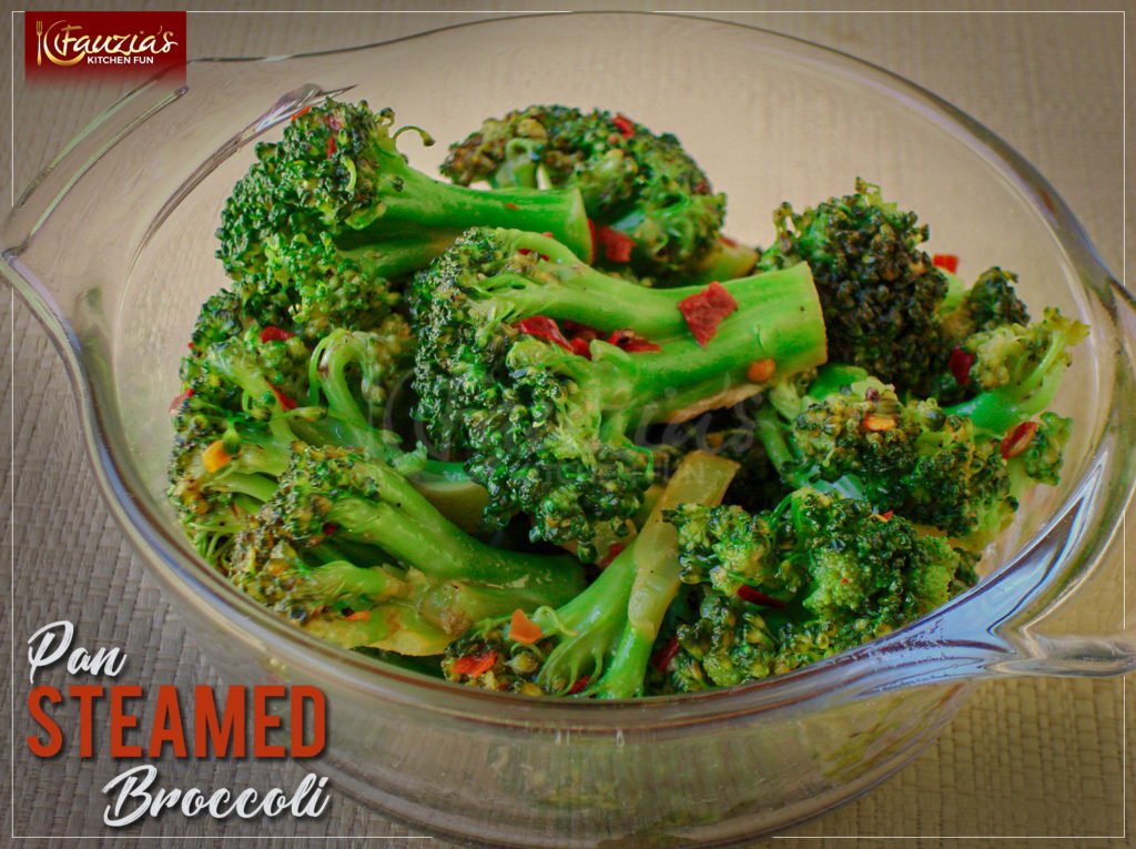 Pan Steamed Broccoli