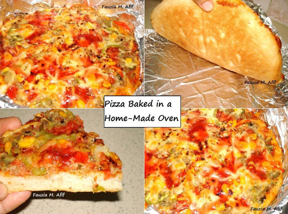 Pizza –  Baked Without an Oven