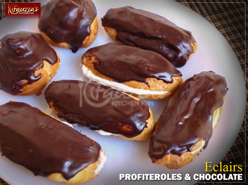 Profiteroles & Chocolate Éclairs