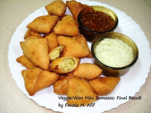 Veggie/Aloo Mini Samosas – Step by Step